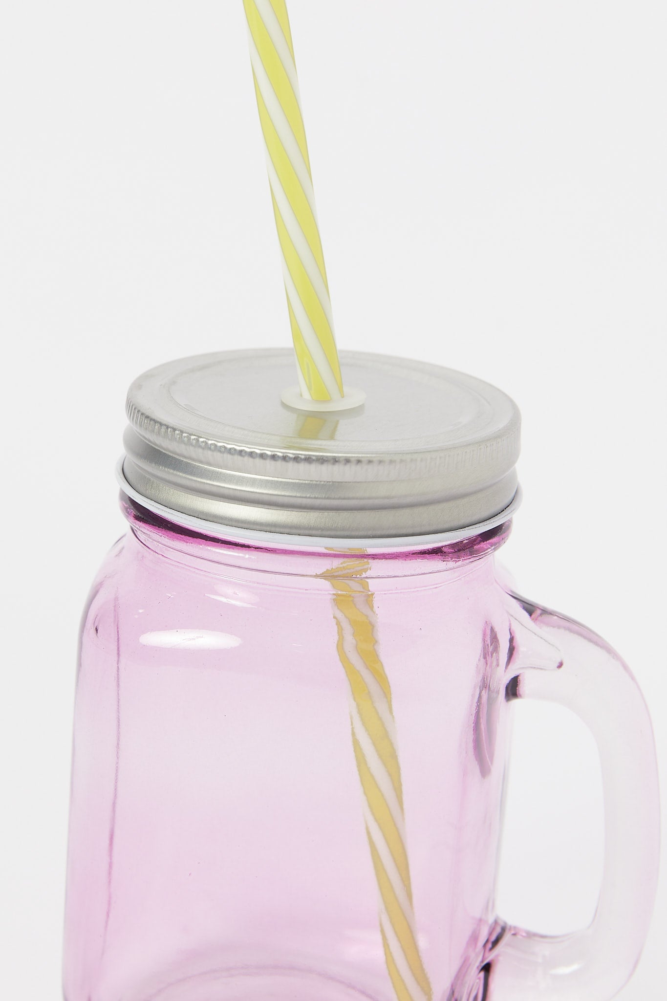 Redtag-Assorted-Glass-Mason-Jar-With-Straws-&-Metal-Stand-(9-Piece)-Category:Glasses,-Colour:Assorted,-Deals:New-In,-Dept:Home,-Filter:Home-Dining,-H1:HMW,-H2:DIN,-H3:DRW,-H4:GLS,-HMW-DIN-Drinkware,-New-In-HMW-DIN,-Non-Sale,-S23A,-Season:S23A,-Section:Homewares-Home-Dining-