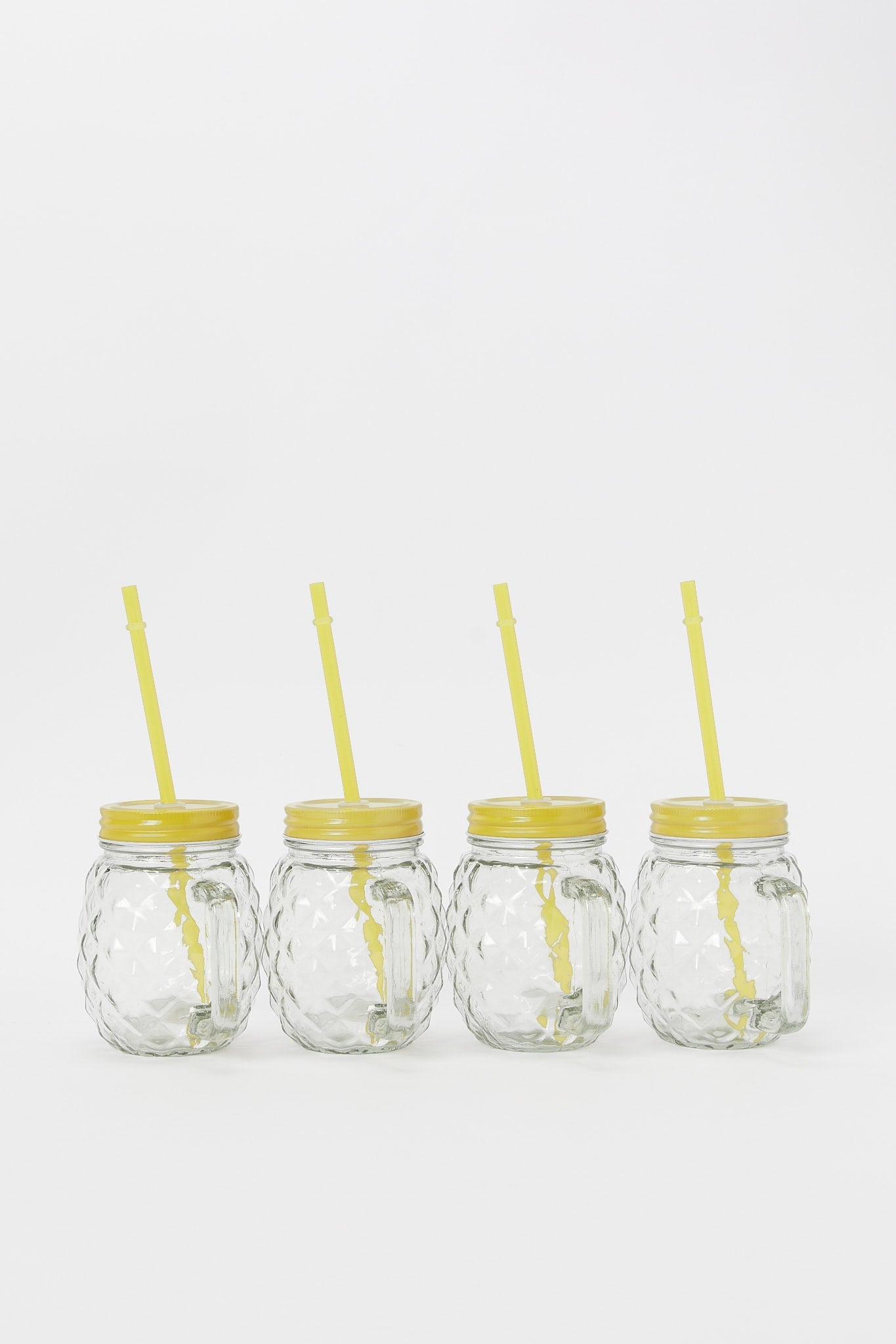 Redtag-Clear-Glass-Mason-Jar-(8-Piece)-Category:Glasses,-Colour:White,-Deals:New-In,-Dept:Home,-Filter:Home-Dining,-H1:HMW,-H2:DIN,-H3:DRW,-H4:GLS,-HMW-DIN-Drinkware,-New-In-HMW-DIN,-Non-Sale,-S23A,-Season:S23A,-Section:Homewares-Home-Dining-