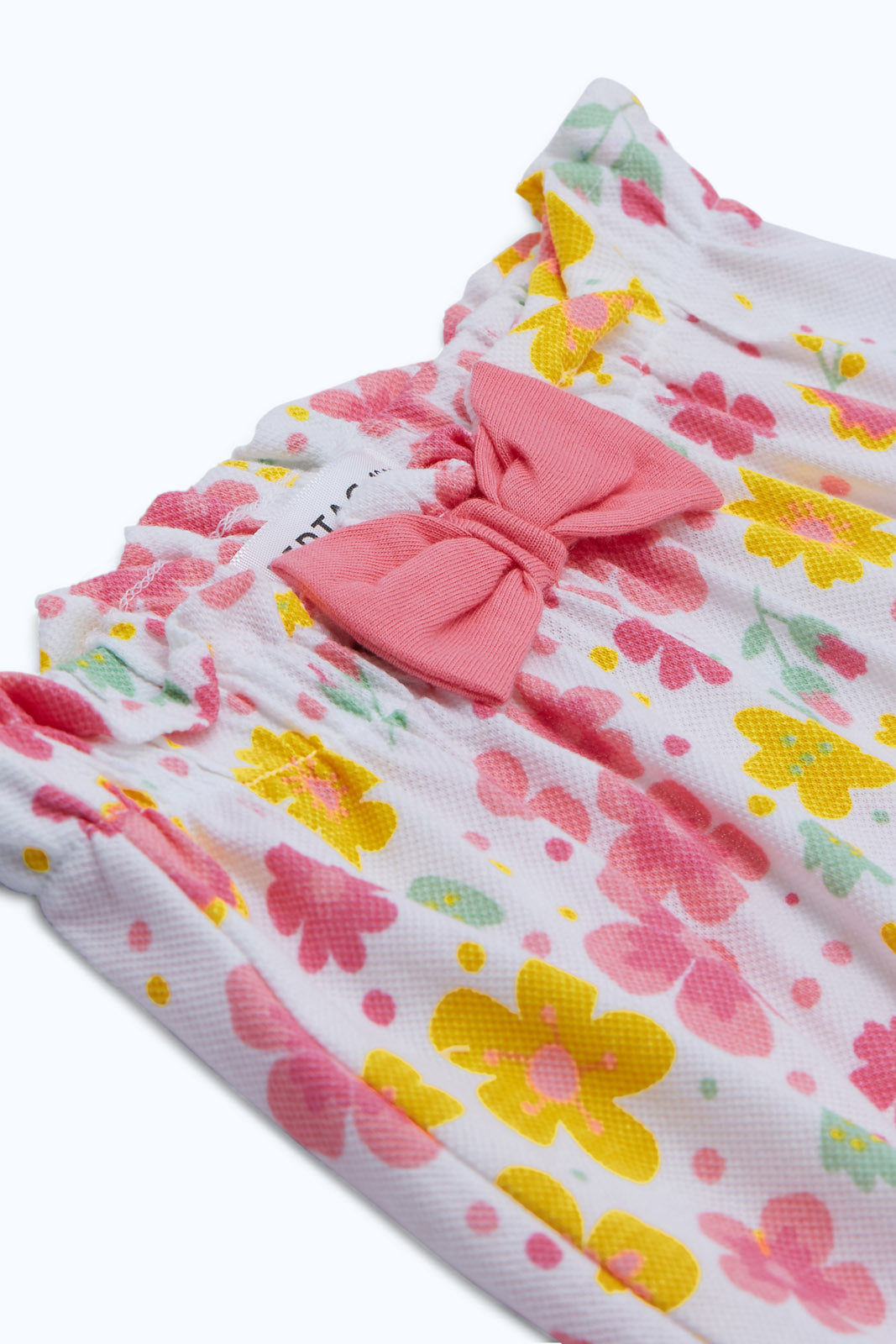 Redtag-Girls-Multi-Colour-Floral-Print-Short-Category:Shorts,-Colour:Assorted,-Deals:New-In,-Dept:Girls,-Filter:Infant-Girls-(3-to-24-Mths),-ING-Shorts,-New-In-ING-APL,-Non-Sale,-S23B,-Section:Girls-(0-to-14Yrs)-Infant-Girls-3 to 24 Months