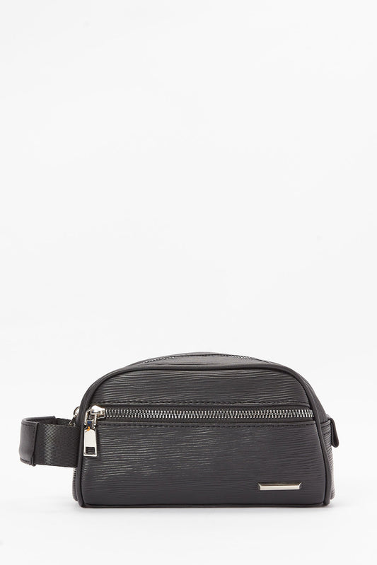 Redtag-Black-Toiletry-Pouches-Category:Pouches,-Colour:Black,-Deals:New-In,-Dept:Menswear,-Filter:Men's-Accessories,-Men-Pouches,-New-In,-New-In-Men-ACC,-Non-Sale,-S23A,-Section:Men-Men's-