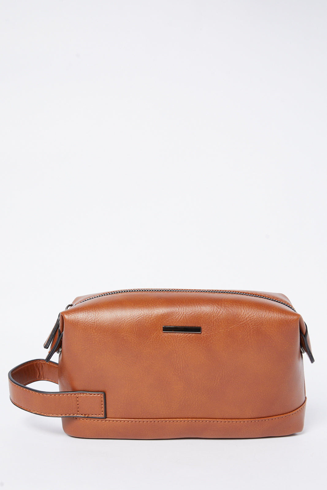 Redtag-Tan-Toiletry-Pouches-Category:Pouches,-Colour:Tan,-Deals:New-In,-Dept:Menswear,-Filter:Men's-Accessories,-Men-Pouches,-New-In,-New-In-Men-ACC,-Non-Sale,-S23A,-Section:Men-Men's-