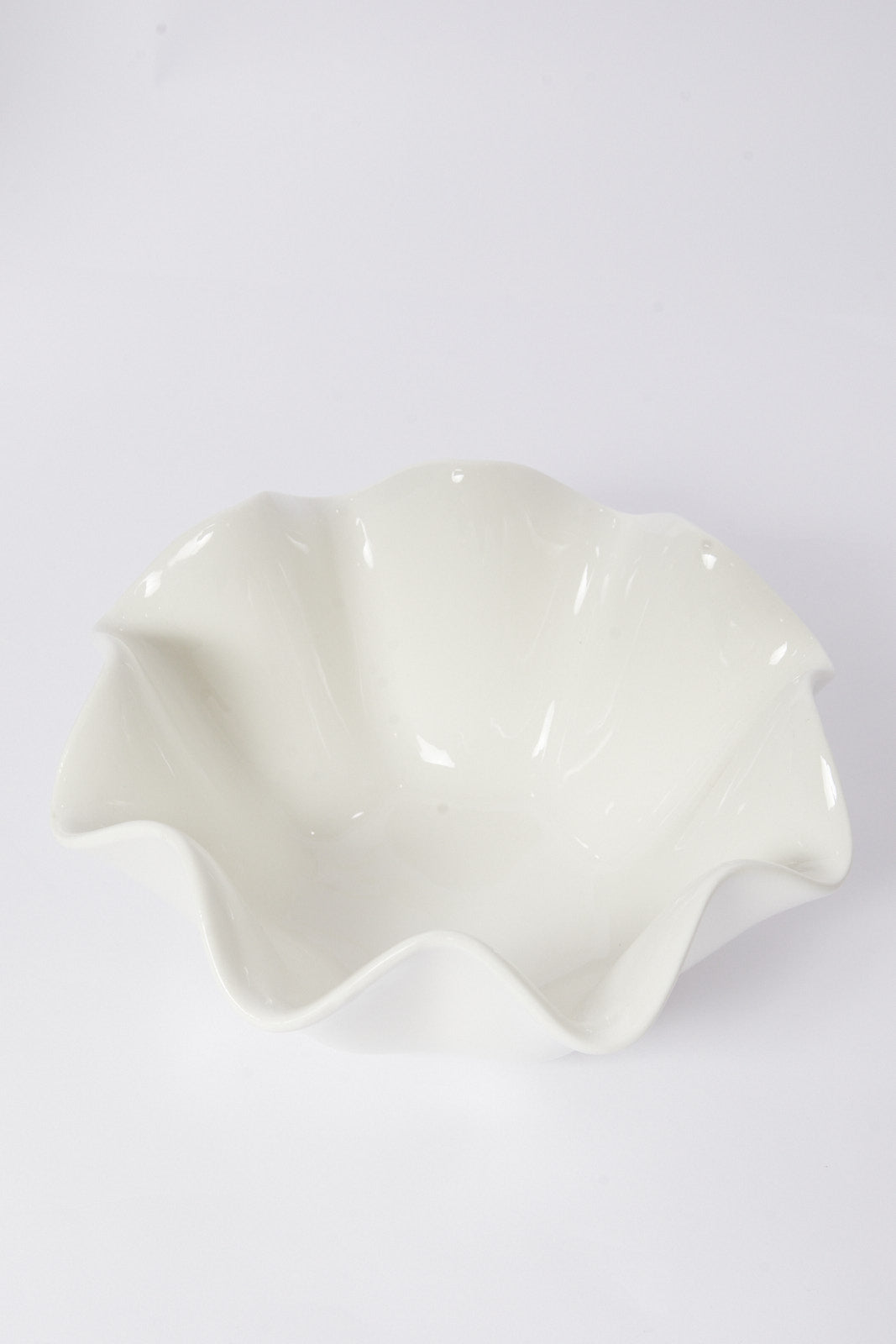 Redtag-White-Porcelain-Wave-Bowl-Category:Bowls,-Colour:White,-Deals:New-In,-Dept:Home,-Filter:Home-Dining,-HMW-DIN-Serveware,-New-In-HMW-DIN,-Non-Sale,-S23A,-Section:Homewares-Home-Dining-