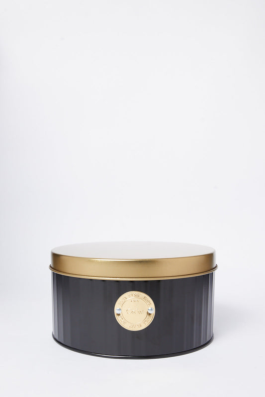 Redtag-Black-Round-Cake-Box-(Small)-Category:Canisters-And-Jars,-Colour:Black,-Deals:New-In,-Dept:Home,-Filter:Home-Dining,-HMW-DIN-Storage,-New-In-HMW-DIN,-Non-Sale,-S23A,-Section:Homewares-Home-Dining-