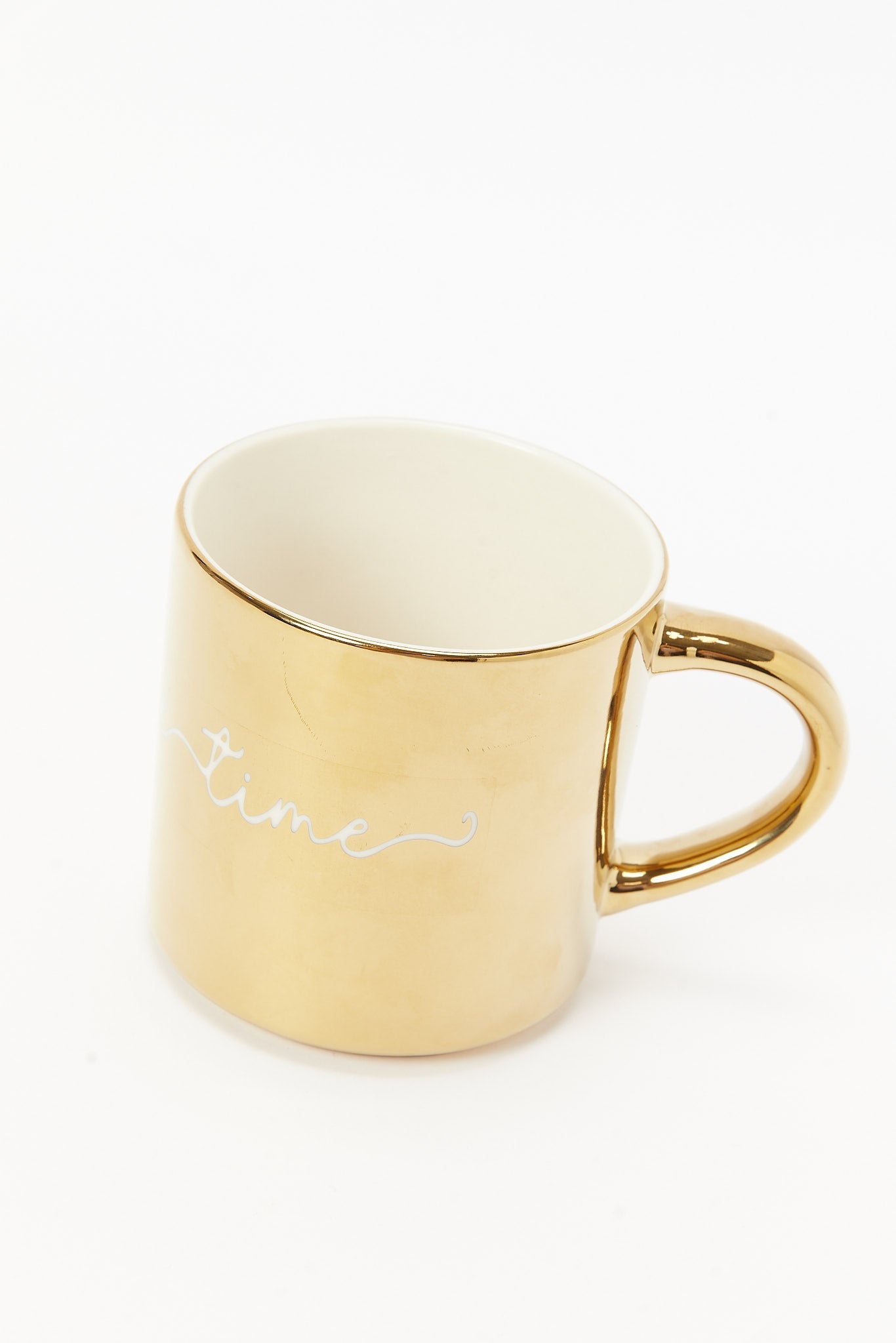 Redtag-Gold-Coffee-Time-Mug-Category:Cups-&-Mugs,-Colour:Gold,-Deals:New-In,-Dept:Home,-Filter:Home-Dining,-HMW-DIN-Crockery,-New-In-HMW-DIN,-Non-Sale,-S23A,-S23B,-Section:Homewares-Home-Dining-