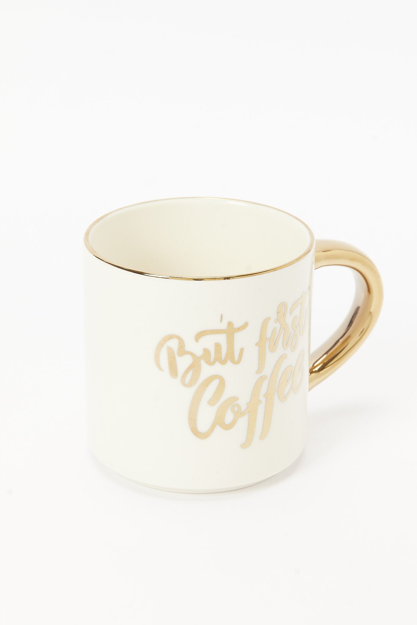 Redtag-White-But-First-Coffee-Mug-Category:Cups-&-Mugs,-Colour:White,-Deals:New-In,-Dept:Home,-Filter:Home-Dining,-HMW-DIN-Crockery,-New-In-HMW-DIN,-Non-Sale,-S23A,-S23B,-Section:Homewares-Home-Dining-
