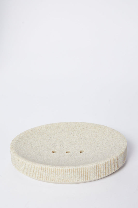 Redtag-Beige-Standstone-Soap-Dish-Category:Toiletry-Sets,-Colour:Beige,-Deals:New-In,-Dept:Home,-Filter:Home-Bathroom,-HMW-BAC-Bath-Accessories,-New-In-HMW-BAC,-Non-Sale,-S23B,-Section:Homewares-Home-Bathroom-
