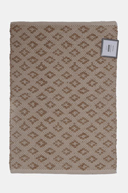 Redtag-Beige-Jute-Cotton-Textured-Dhurrie-Category:Rugs,-Colour:Beige,-Deals:New-In,-Dept:Home,-Filter:Home-Decor,-HMW-HOM-Rugs-&-Door-Mats,-New-In-HMW-HOM,-Non-Sale,-S23A,-Section:Homewares-Home-Decor-