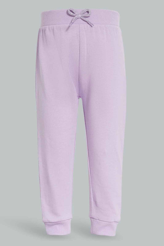 Redtag-Girls-Lilac-Solid-Active-Pant-Category:Joggers,-Colour:Lilac,-Deals:New-In,-Dept:Girls,-Filter:Infant-Girls-(3-to-24-Mths),-ING-Joggers,-New-In-ING-APL,-Non-Sale,-S23A,-Section:Girls-(0-to-14Yrs),-TBL-Infant-Girls-