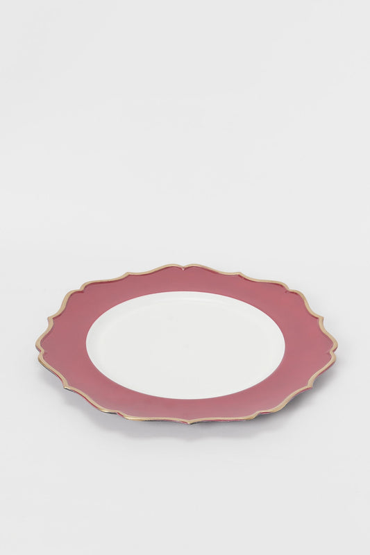 Redtag-Red-Charger-Plate-Category:Plates,-Colour:Red,-Deals:New-In,-Dept:Home,-Filter:Home-Dining,-H1:HMW,-H2:DIN,-H3:KIS,-H4:ACC,-HMW-DIN-Kitchen-Accessories,-New-In-HMW-DIN,-Non-Sale,-S23B,-Season:S23B,-Section:Homewares-Home-Dining-