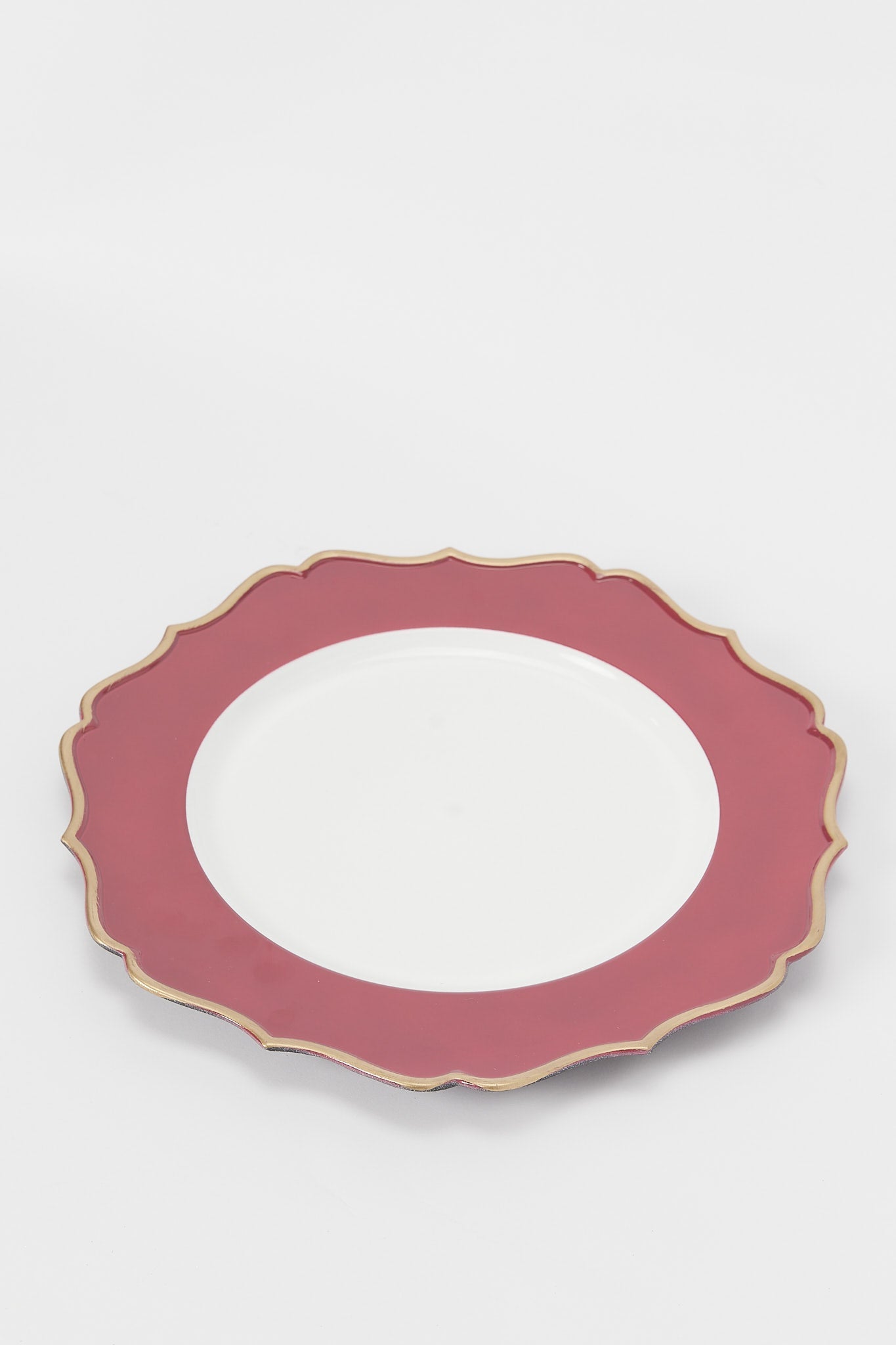 Redtag-Red-Charger-Plate-Category:Plates,-Colour:Red,-Deals:New-In,-Dept:Home,-Filter:Home-Dining,-H1:HMW,-H2:DIN,-H3:KIS,-H4:ACC,-HMW-DIN-Kitchen-Accessories,-New-In-HMW-DIN,-Non-Sale,-S23B,-Season:S23B,-Section:Homewares-Home-Dining-