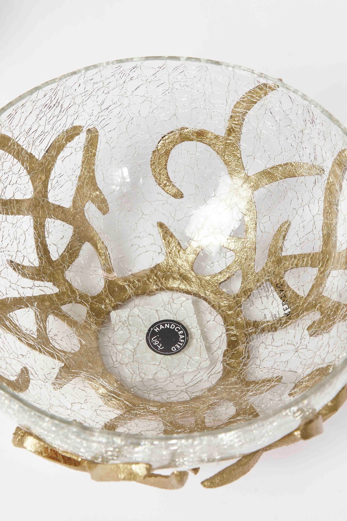 Redtag-Gold-Decorative-Bowl-Category:Bowls,-Colour:Gold,-Deals:New-In,-Dept:Home,-Filter:Home-Decor,-HMW-HOM-Decorative-Accessories,-New-In-HMW-HOM,-Non-Sale,-S23A,-Section:Homewares-Home-Decor-
