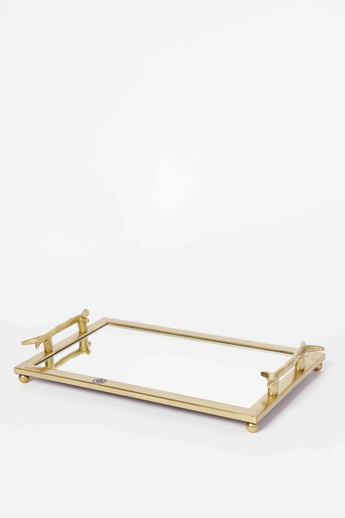 Redtag-Gold-Decorative-Tray-Category:Trays,-Colour:Gold,-Deals:New-In,-Dept:Home,-Filter:Home-Decor,-HMW-HOM-Decorative-Accessories,-New-In-HMW-HOM,-Non-Sale,-S23A,-Section:Homewares-Home-Decor-