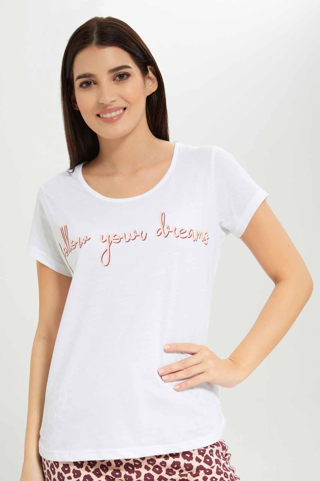 Redtag-Women-Assorted-Short-Sleeves-Pajama-Set-Category:Pyjama-Sets,-Colour:Assorted,-Deals:New-In,-Dept:Ladieswear,-Filter:Women's-Clothing,-New-In-Women-APL,-Non-Sale,-S23A,-Section:Women,-TBL,-Women-Pyjama-Sets--