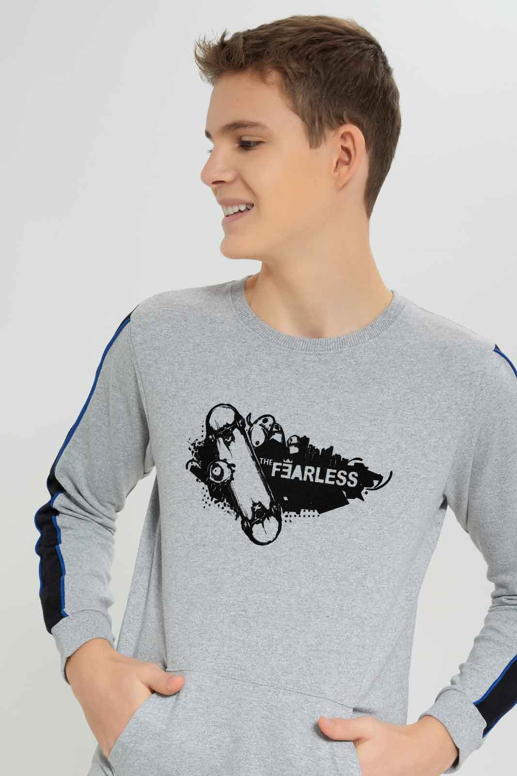 Redtag-Boys-Grey-Mel-Feat-Less-Jogsuit-BSR-Jog-Sets,-Category:Jog-Sets,-Colour:Grey,-Deals:New-In,-Dept:Boys,-Filter:Senior-Boys-(8-to-14-Yrs),-New-In-BSR-APL,-Non-Sale,-S23A,-Section:Boys-(0-to-14Yrs)-Senior-Boys-9 to 14 Years