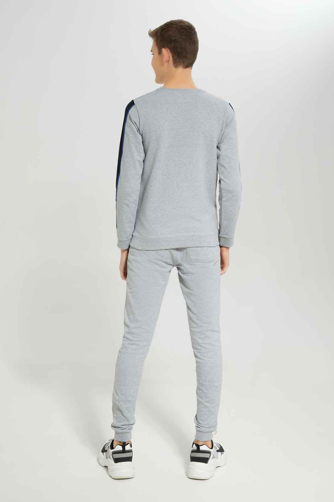Redtag-Boys-Grey-Mel-Feat-Less-Jogsuit-BSR-Jog-Sets,-Category:Jog-Sets,-Colour:Grey,-Deals:New-In,-Dept:Boys,-Filter:Senior-Boys-(8-to-14-Yrs),-New-In-BSR-APL,-Non-Sale,-S23A,-Section:Boys-(0-to-14Yrs)-Senior-Boys-9 to 14 Years