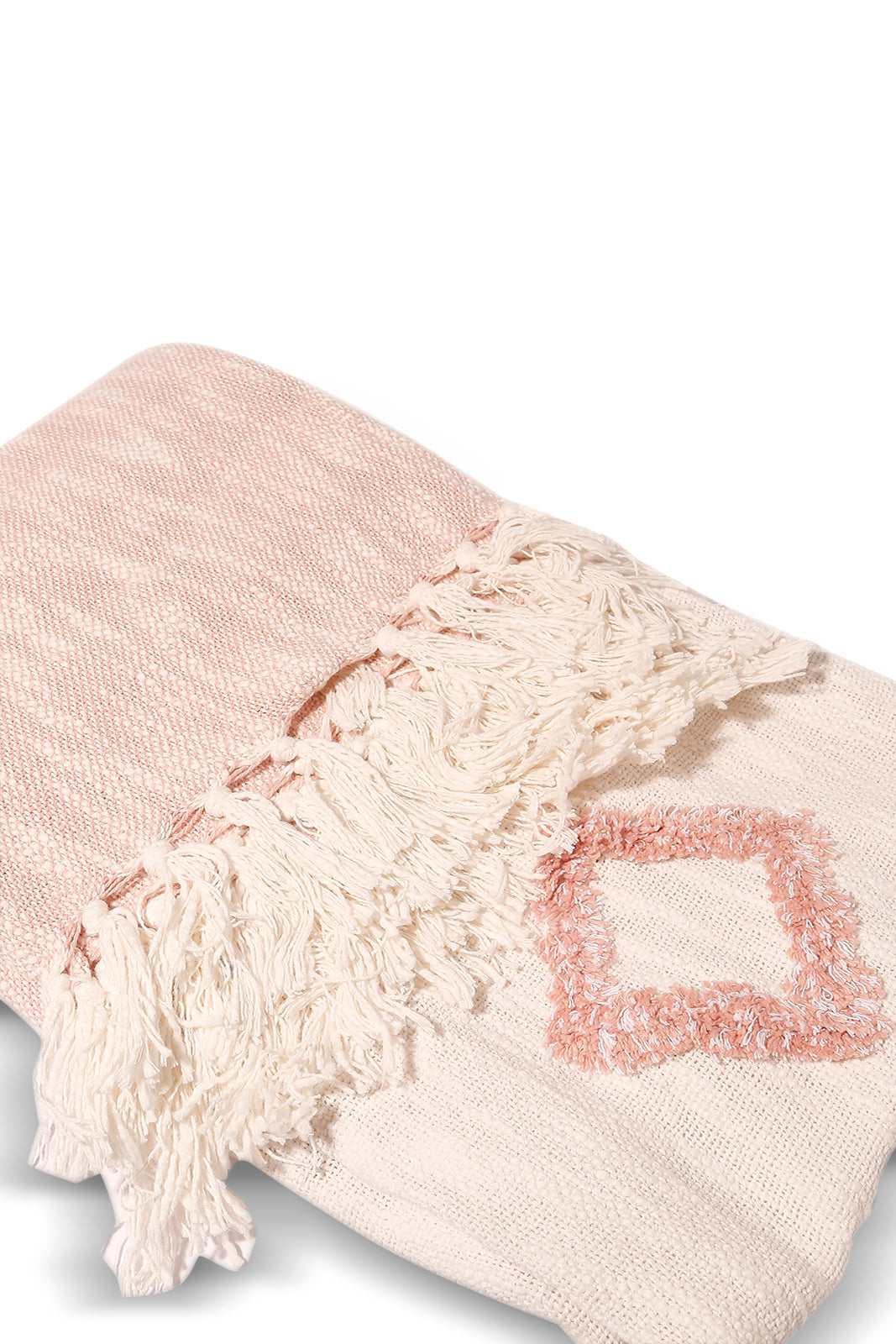 Redtag-Pink-Tufted-Jacquard-Throw-Category:Throws,-Colour:Pink,-Deals:New-In,-Dept:Home,-Filter:Home-Bedroom,-HMW-BED-Throws,-New-In-HMW-BED,-Non-Sale,-S23A,-Section:Homewares-Home-Bedroom-
