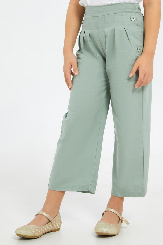 Redtag-Girls-Fatigue-Relaxed-Trouser-Category:Trousers,-Colour:Green,-Deals:2-FOR-89,-Deals:New-In,-Dept:Girls,-Filter:Girls-(2-to-8-Yrs),-GIR-Trousers,-H1:KWR,-H2:GIR,-H3:TRS,-H4:CTR,-New-In-GIR-APL,-Non-Sale,-S23A,-Season:S23A,-Section:Girls-(0-to-14Yrs)-Girls-2 to 8 Years