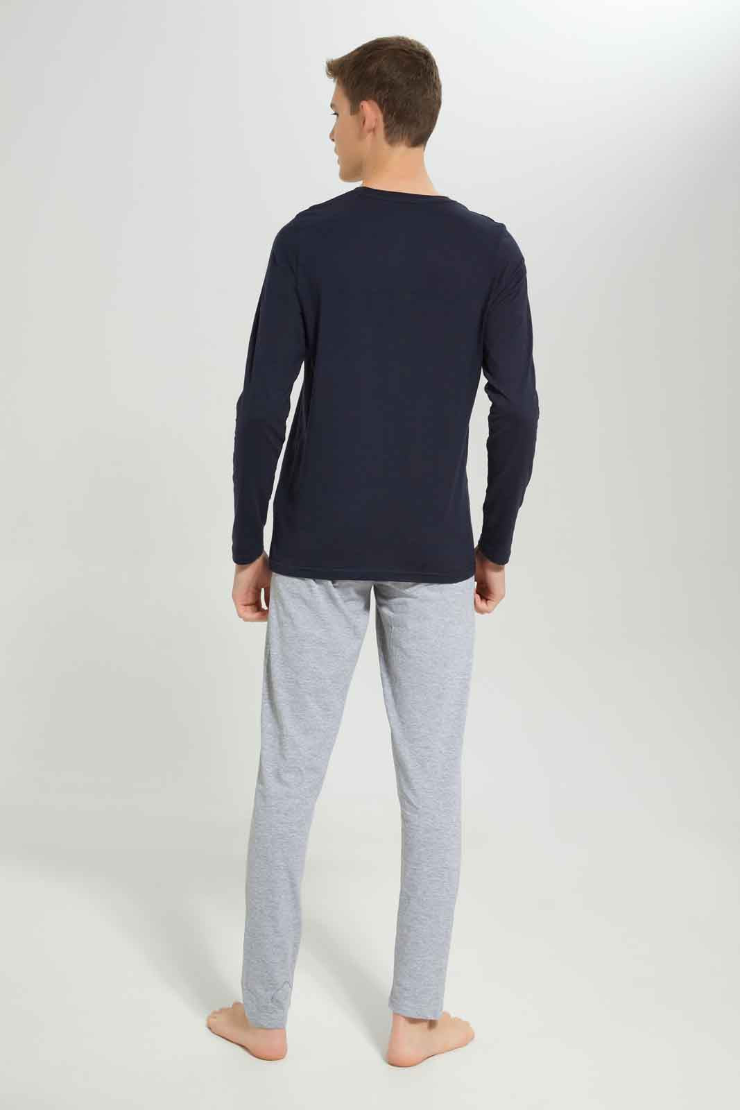 Redtag-Boys-Navy-Stop-Pause-Sleep-Nightsuit-BSR-Pyjama-Sets,-Category:Pyjama-Sets,-Colour:Navy,-Deals:New-In,-Dept:Boys,-Filter:Senior-Boys-(8-to-14-Yrs),-New-In-BSR-APL,-Non-Sale,-S23A,-Section:Boys-(0-to-14Yrs),-VLM-Senior-Boys-9 to 14 Years
