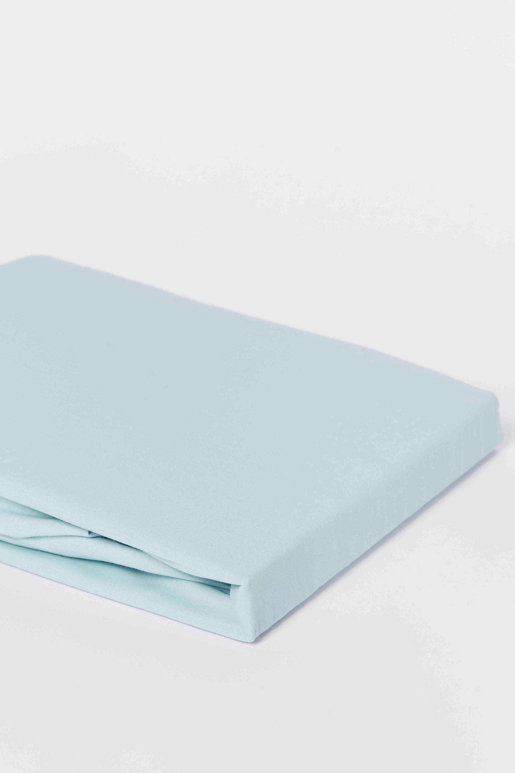 Redtag-Teal-Cotton-Fitted-Sheet-
(Single-Size)-Category:Fitted-Sheets,-Colour:Teal,-Deals:New-In,-Dept:Home,-Filter:Home-Bedroom,-HMW-BED-Fitted-Sheets,-New-In-HMW-BED,-Non-Sale,-S23B,-Section:Homewares-Home-Bedroom-