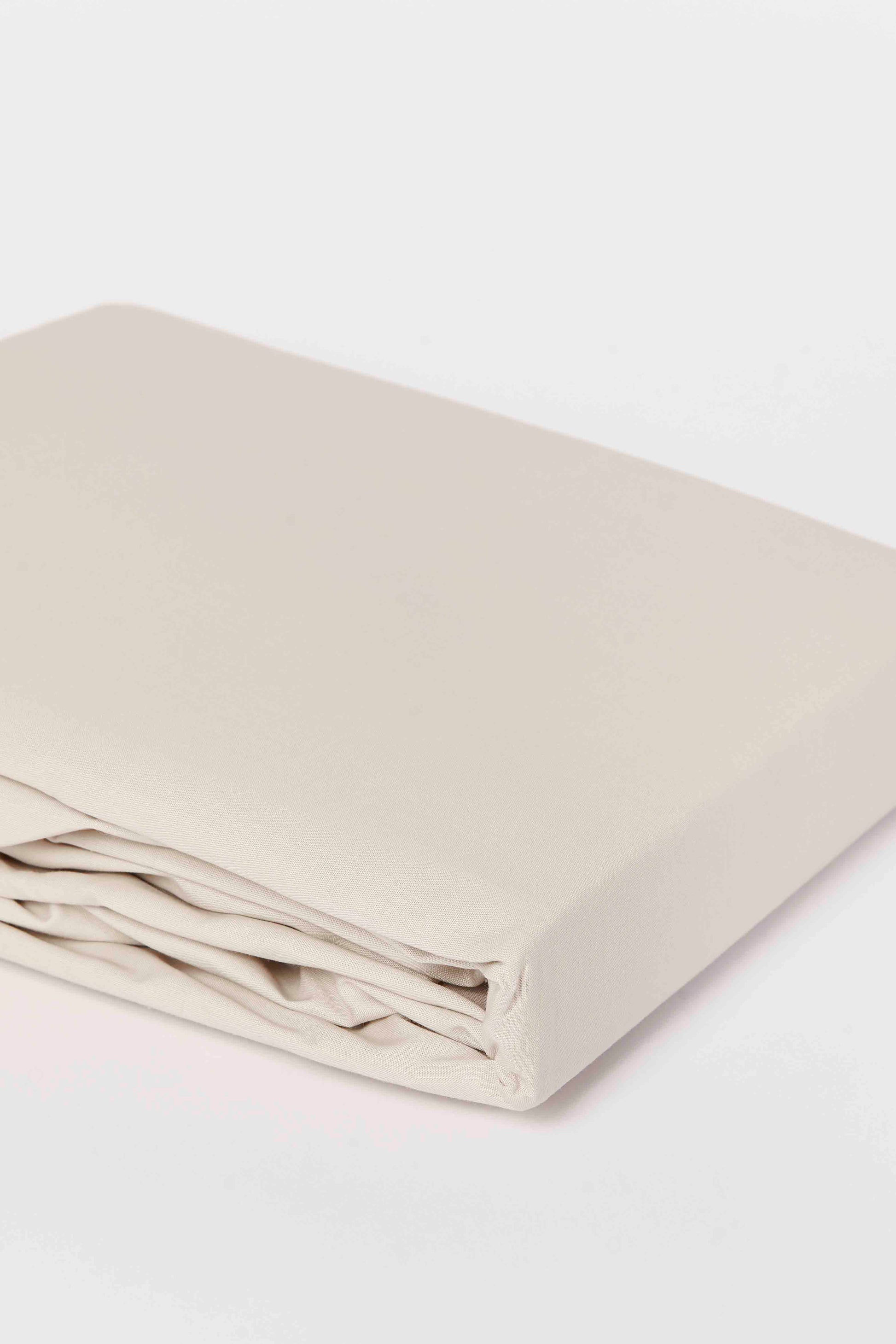 Redtag-Beige-Cotton-Fitted-Sheet-(Double-Size)-Category:Fitted-Sheets,-Colour:Beige,-Deals:New-In,-Dept:Home,-Filter:Home-Bedroom,-HMW-BED-Fitted-Sheets,-New-In-HMW-BED,-Non-Sale,-S23B,-Section:Homewares-Home-Bedroom-