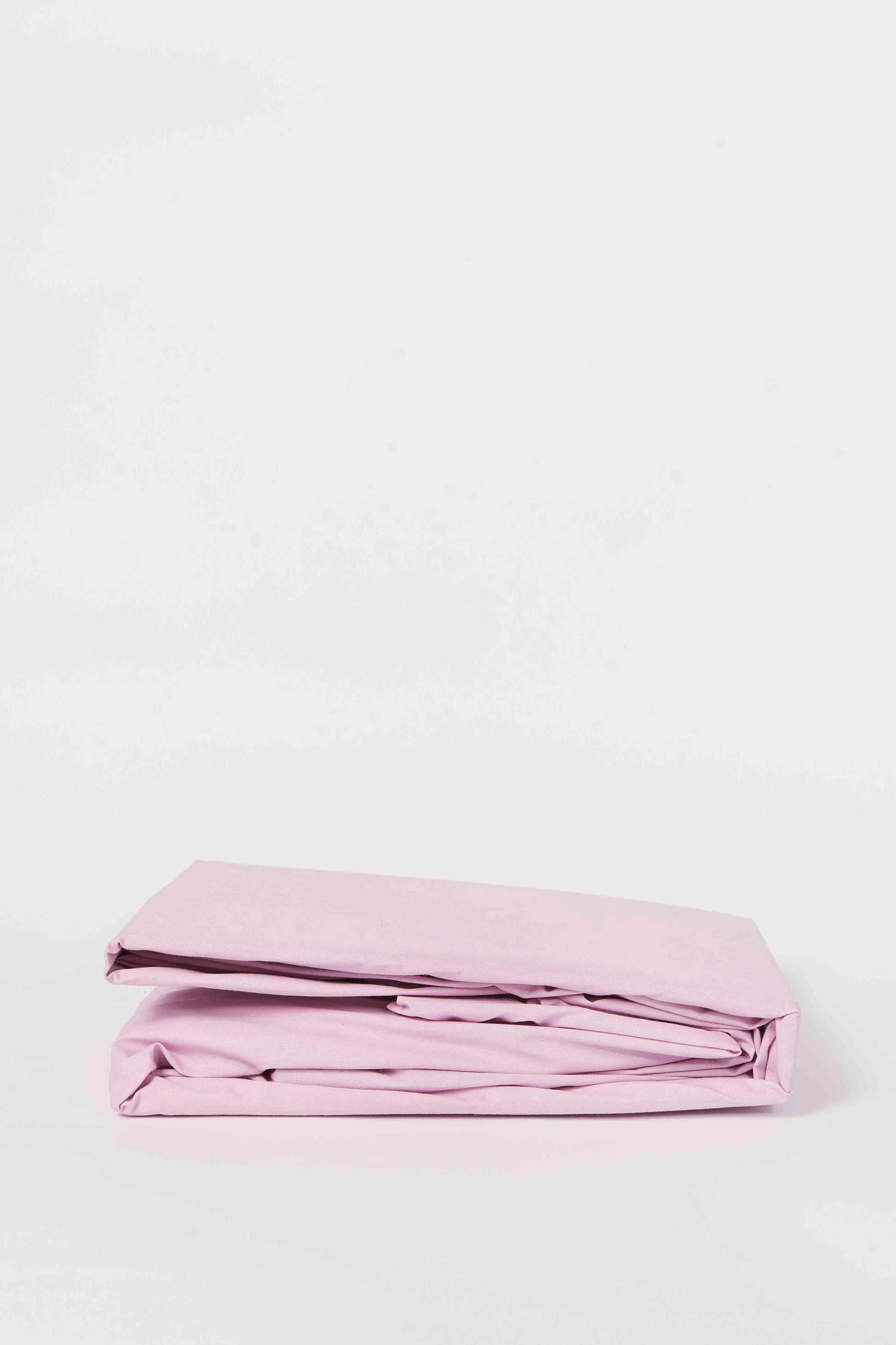 Redtag-Pink-Cotton-Fitted-Sheet-(Double-Size)-Category:Fitted-Sheets,-Colour:Pink,-Deals:New-In,-Dept:Home,-Filter:Home-Bedroom,-HMW-BED-Fitted-Sheets,-New-In-HMW-BED,-Non-Sale,-S23B,-Section:Homewares-Home-Bedroom-