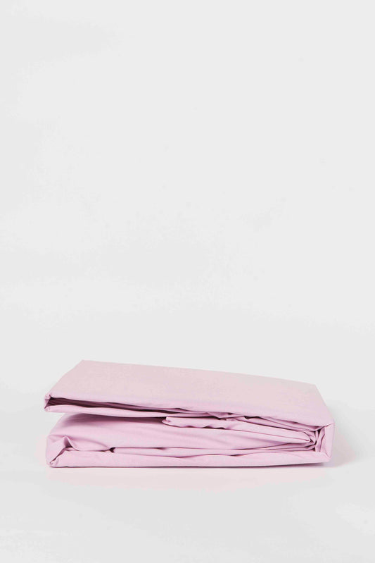 Redtag-Pink-Cotton-Fitted-Sheet-(Double-Size)-Category:Fitted-Sheets,-Colour:Pink,-Deals:New-In,-Dept:Home,-Filter:Home-Bedroom,-HMW-BED-Fitted-Sheets,-New-In-HMW-BED,-Non-Sale,-S23B,-Section:Homewares-Home-Bedroom-