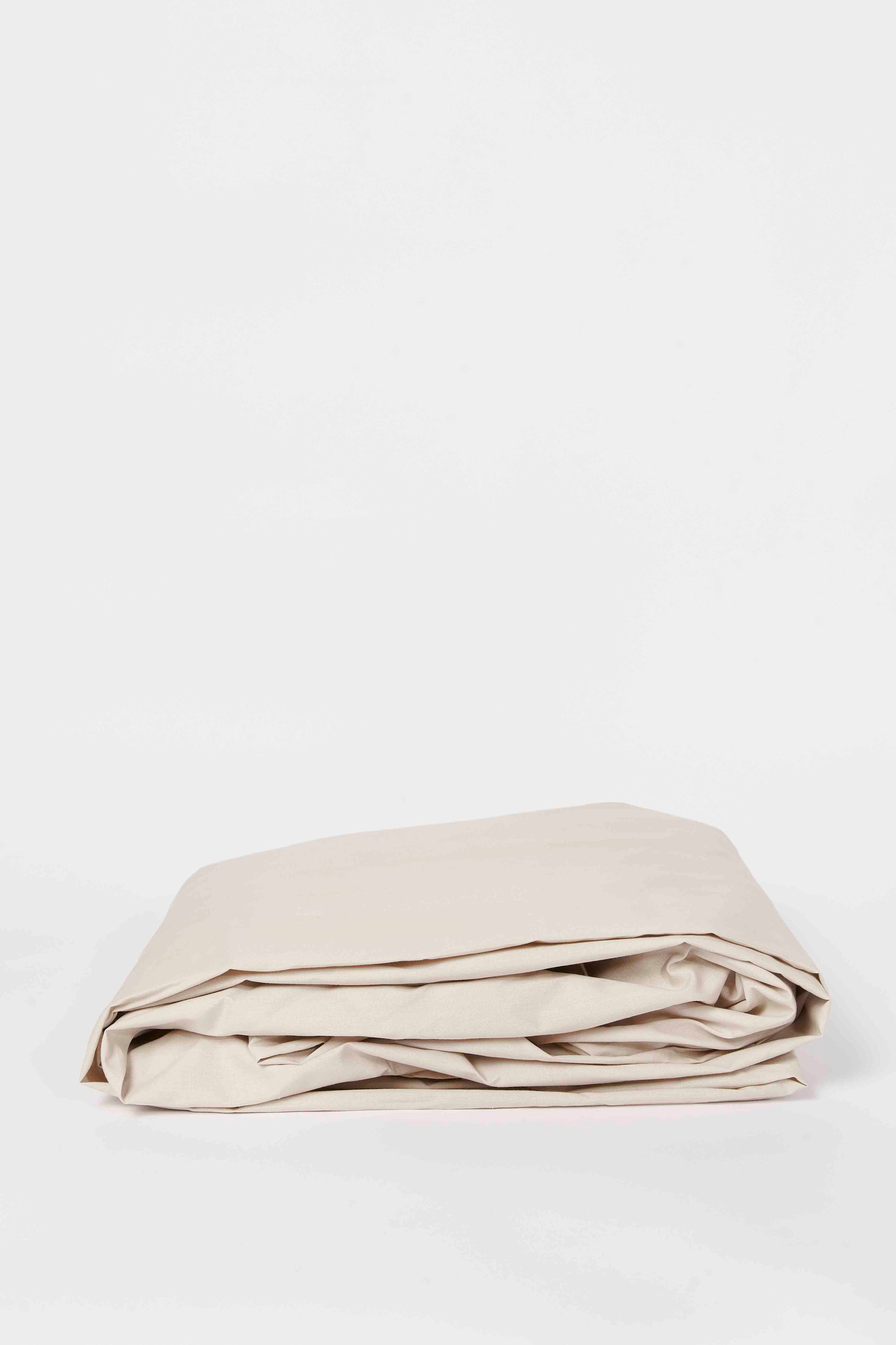 Redtag-Beige-Cotton-Fitted-Sheet-(King-Size)-Category:Fitted-Sheets,-Colour:Beige,-Deals:New-In,-Dept:Home,-Filter:Home-Bedroom,-HMW-BED-Fitted-Sheets,-New-In-HMW-BED,-Non-Sale,-S23B,-Section:Homewares-Home-Bedroom-