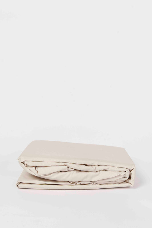 Redtag-Beige-Cotton-Fitted-Sheet-(Super-King-Size)-Category:Fitted-Sheets,-Colour:Beige,-Deals:New-In,-Dept:Home,-Filter:Home-Bedroom,-HMW-BED-Fitted-Sheets,-New-In-HMW-BED,-Non-Sale,-S23B,-Section:Homewares-Home-Bedroom-