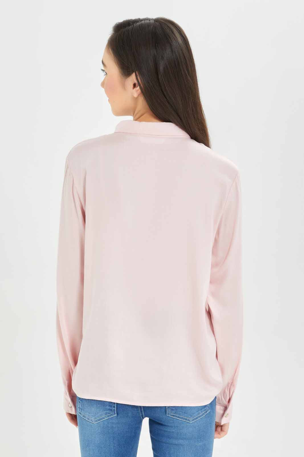 Redtag-Girls-Pink-Shirts-Category:Blouses,-Colour:Apricot,-Deals:New-In,-Dept:Girls,-Filter:Senior-Girls-(8-to-14-Yrs),-GSR-Blouses,-New-In-GSR-APL,-Non-Sale,-S23A,-Section:Girls-(0-to-14Yrs)-Senior-Girls-9 to 14 Years