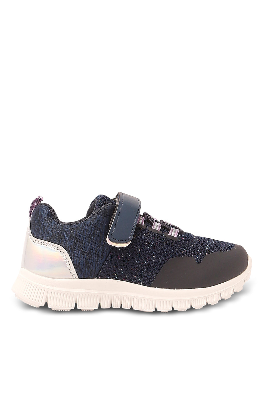 Redtag-Navy-Velco-Strap-Trainer-Category:Trainers,-Colour:Navy,-Deals:New-In,-Filter:Girls-Footwear-(3-to-5-Yrs),-GIR-Trainers,-N/A,-New-In-GIR-FOO,-Non-Sale,-S23A,-Section:Girls-(0-to-14Yrs)-Girls-3 to 5 Years