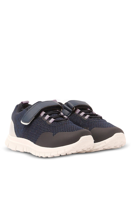 Redtag-Navy-Velco-Strap-Trainer-Category:Trainers,-Colour:Navy,-Deals:New-In,-Filter:Girls-Footwear-(3-to-5-Yrs),-GIR-Trainers,-N/A,-New-In-GIR-FOO,-Non-Sale,-S23A,-Section:Girls-(0-to-14Yrs)-Girls-3 to 5 Years