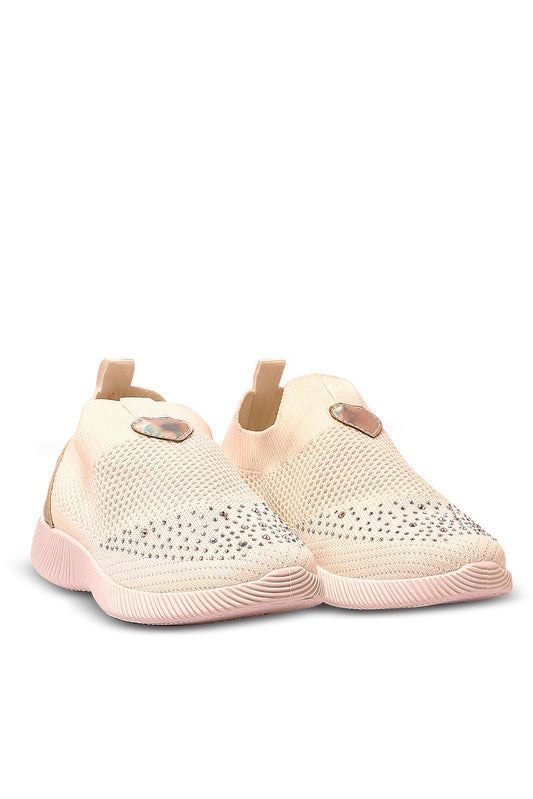 Redtag-White-Diamante-Slip-On-Trainer-(Repeat)-Category:Trainers,-Colour:White,-Deals:New-In,-Filter:Girls-Footwear-(3-to-5-Yrs),-GIR-Trainers,-N/A,-New-In-GIR-FOO,-Non-Sale,-S23A,-Section:Girls-(0-to-14Yrs)-Girls-3 to 5 Years