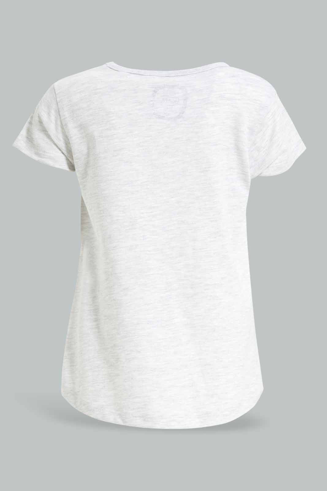 Redtag-Girls-Grey-Melange-Floral-Heart-Print-T-Shirt-Category:T-Shirts,-Colour:Grey,-Deals:New-In,-Dept:Girls,-Filter:Infant-Girls-(3-to-24-Mths),-ING-T-Shirts,-New-In-ING-APL,-Non-Sale,-S23A,-Section:Girls-(0-to-14Yrs),-TBL-Infant-Girls-