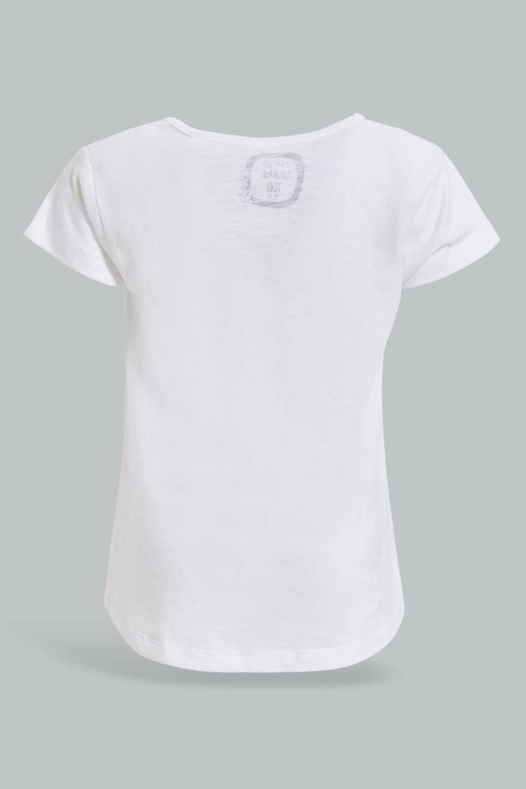 Redtag-Girls-White-Slub-T-Shirt-Category:T-Shirts,-Colour:White,-Deals:New-In,-Dept:Girls,-Filter:Infant-Girls-(3-to-24-Mths),-ING-T-Shirts,-New-In-ING-APL,-Non-Sale,-S23A,-Section:Girls-(0-to-14Yrs),-TBL-Infant-Girls-