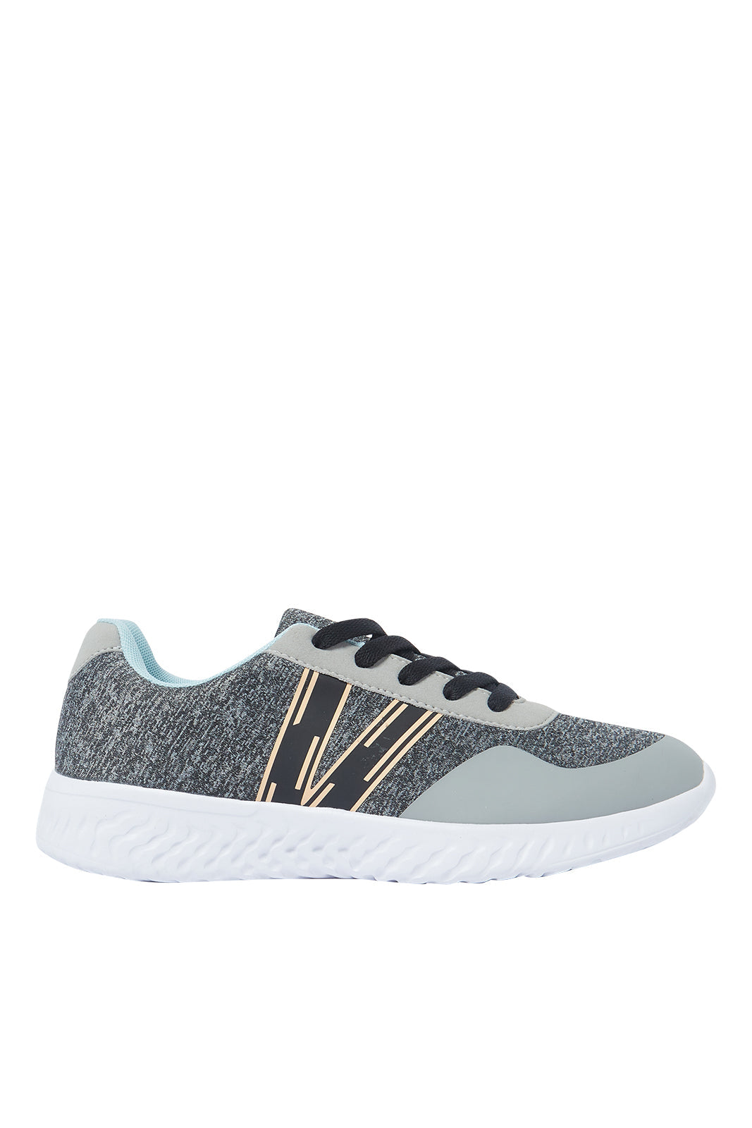 Redtag-Grey-Lace-Up-Trainer-Category:Trainers,-Colour:Grey,-Deals:New-In,-Filter:Girls-Footwear-(5-to-14-Yrs),-GSR-Trainers,-N/A,-New-In-GSR-FOO,-Non-Sale,-S23A,-Section:Girls-(0-to-14Yrs)-Senior-Girls-5 to 14 Years