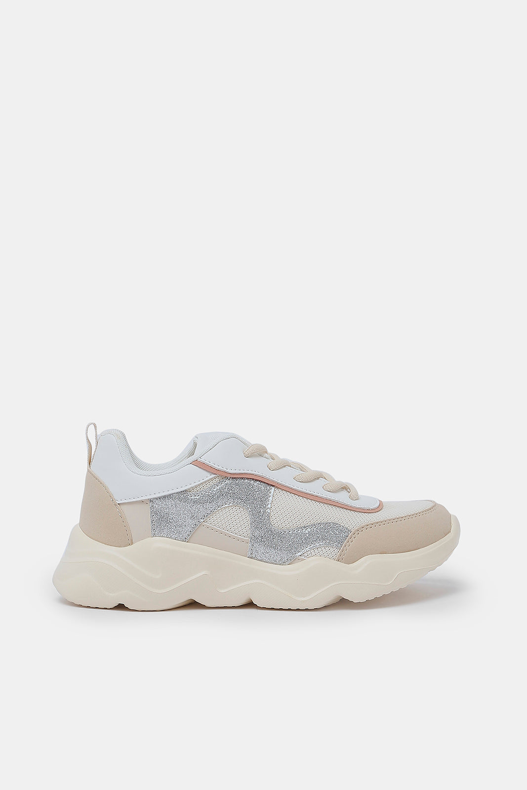 Redtag-Beige-Chunky-Trainer-Category:Trainers,-Colour:Beige,-Deals:New-In,-Filter:Girls-Footwear-(5-to-14-Yrs),-GSR-Trainers,-N/A,-New-In-GSR-FOO,-Non-Sale,-S23A,-Section:Girls-(0-to-14Yrs)-Senior-Girls-5 to 14 Years