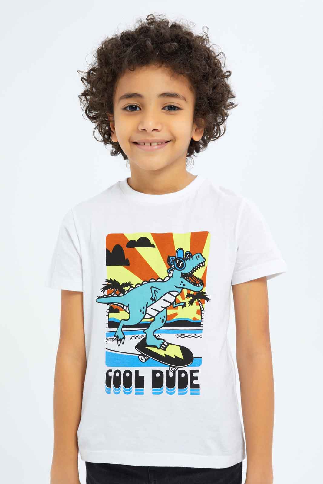 Redtag-Boys-Green-Shacket-And-Printed-T-Shirt-Set-BOY-Shirts,-Category:Shirts,-Colour:Green,-Deals:New-In,-Dept:Boys,-Filter:Boys-(2-to-8-Yrs),-New-In-BOY-APL,-Non-Sale,-S23A,-Section:Boys-(0-to-14Yrs)-Boys-2 to 8 Years