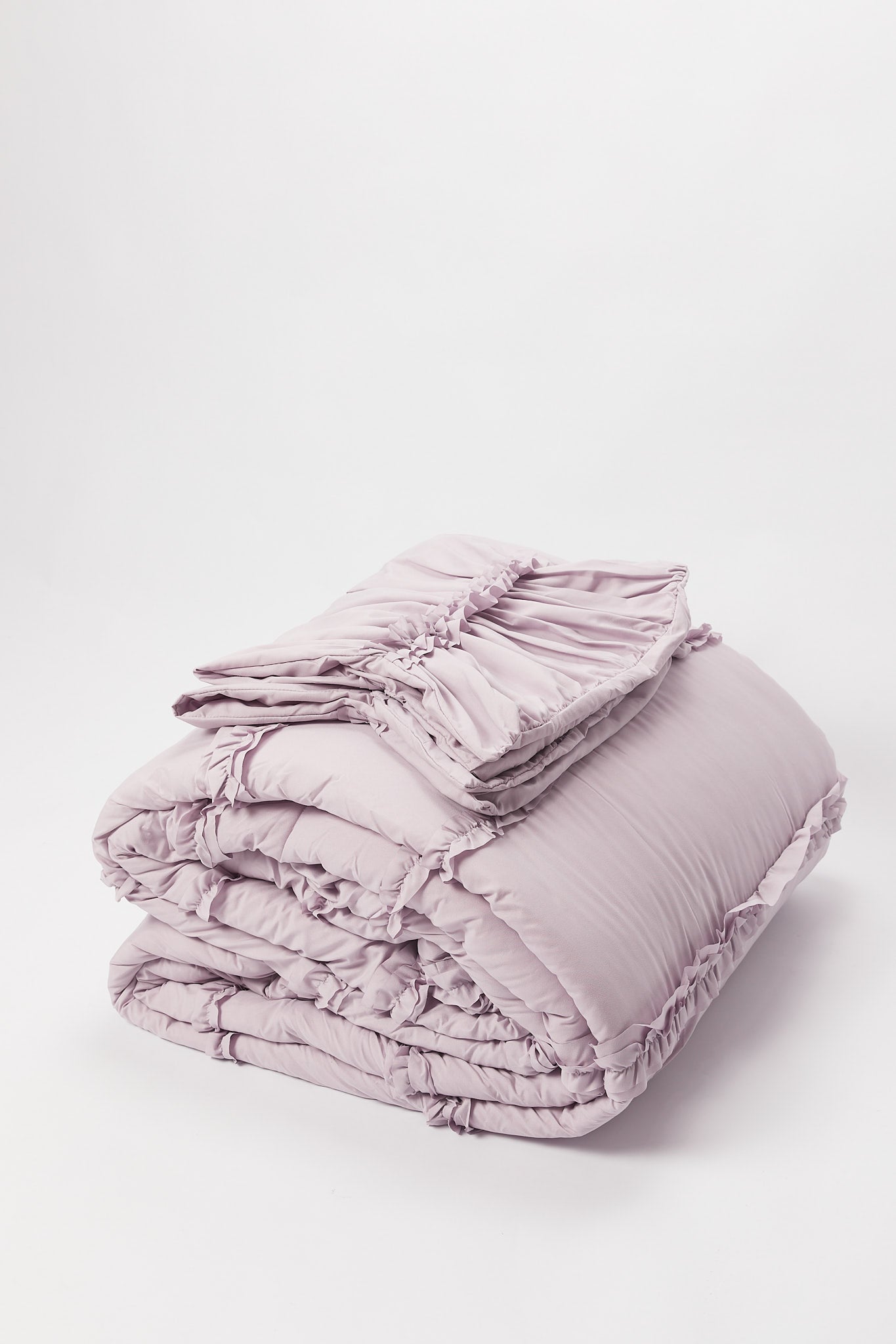 Redtag-Purple-3-Pc-Gathered-Comforter-Set-(King-Size)-Category:Comforters,-Colour:Purple,-Deals:New-In,-Dept:Home,-Filter:Home-Bedroom,-H1:HMW,-H2:BED,-H3:BEN,-H4:COM,-HMW-BED-Comforters,-New-In-HMW-BED,-Non-Sale,-Packs,-Promo:STELLA,-S23B,-Season:S23B,-Section:Homewares,-Set:Set-of-3,-Style:LUXURY-Home-Bedroom-