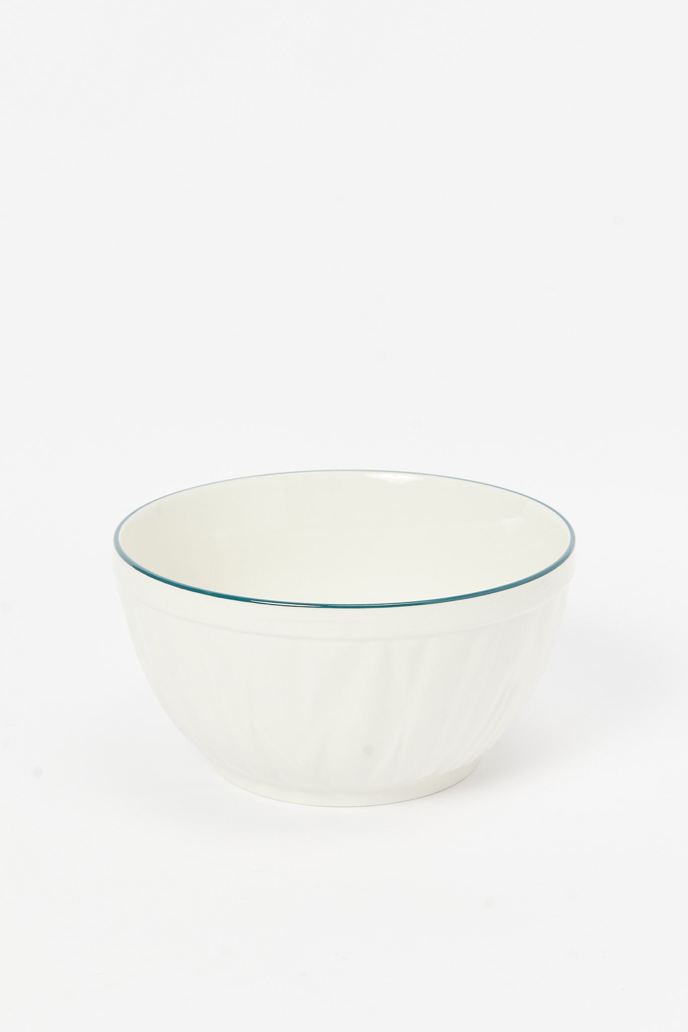 Redtag-White-Porcelain-Embossed-Round-Bowl-With-Copper-Border-Category:Bowls,-Colour:White,-Deals:New-In,-Dept:Home,-Filter:Home-Dining,-HMW-DIN-Serveware,-New-In-HMW-DIN,-Non-Sale,-S23B,-Section:Homewares-Home-Dining-