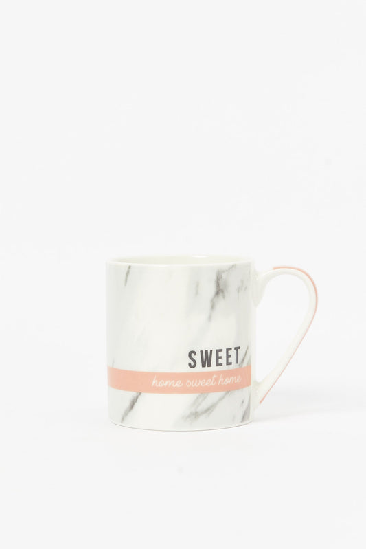 Redtag-White-Marble-Print-Mug-Category:Cups-&-Mugs,-Colour:White,-Deals:New-In,-Dept:Home,-Filter:Home-Dining,-HMW-DIN-Crockery,-New-In-HMW-DIN,-Non-Sale,-S23B,-Section:Homewares-Home-Dining-