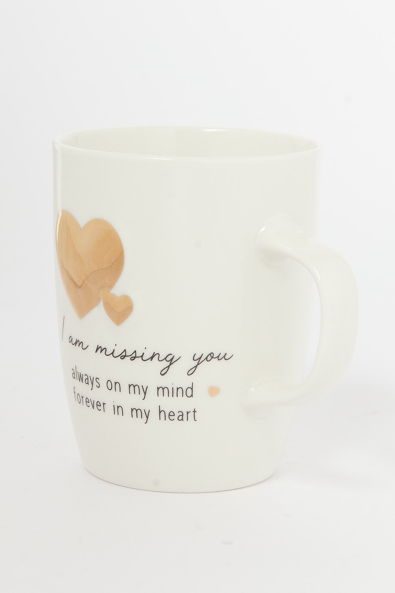 Redtag-White-Gold-Heart-Embossed-Mug-Category:Cups-&-Mugs,-Colour:White,-Deals:New-In,-Dept:Home,-Filter:Home-Dining,-H1:HMW,-H2:DIN,-H3:CRC,-H4:CSN,-HMW-DIN-Crockery,-New-In-HMW-DIN,-Non-Sale,-S23B,-Season:S23B,-Section:Homewares-Home-Dining-