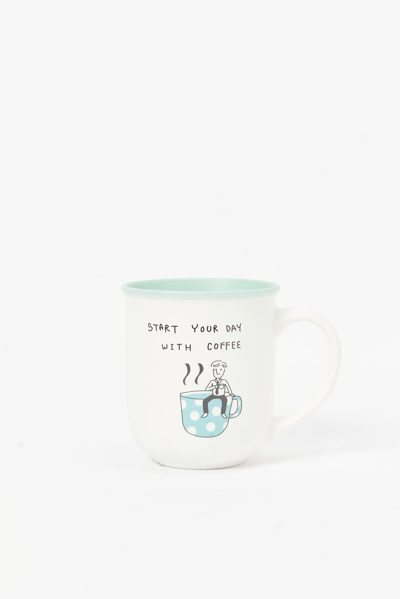 Redtag-Mint-Coffee-Mug-Category:Cups-&-Mugs,-Colour:Mint,-Deals:New-In,-Dept:Home,-Filter:Home-Dining,-HMW-DIN-Crockery,-New-In-HMW-DIN,-Non-Sale,-S23B,-Section:Homewares-Home-Dining-