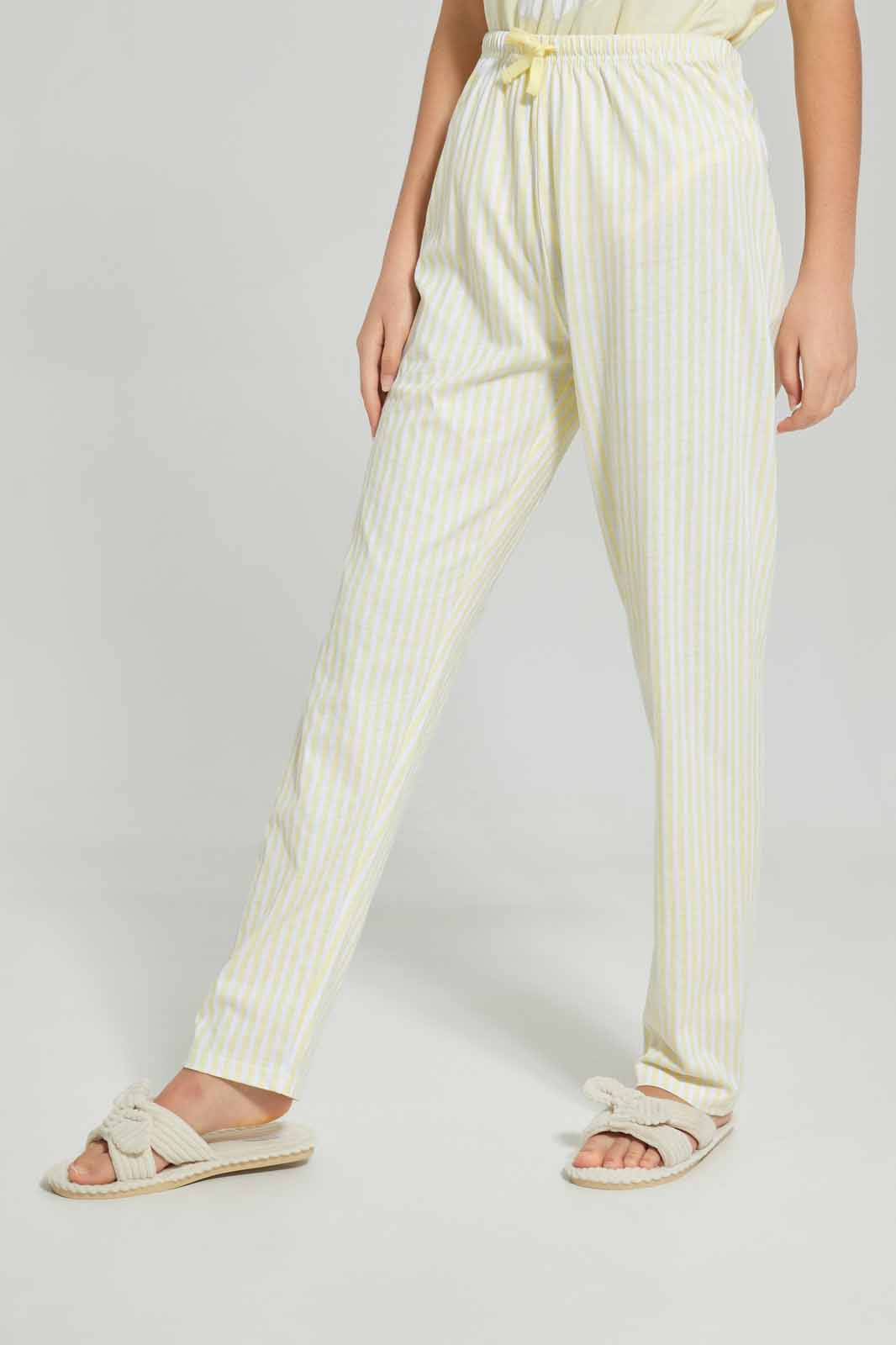 Redtag-Girls-Yellow-Pajama-Sets-Category:Pyjama-Sets,-Colour:Yellow,-Deals:New-In,-Dept:Girls,-Filter:Senior-Girls-(8-to-14-Yrs),-GSR-Pyjama-Sets,-New-In-GSR-APL,-Non-Sale,-S23A,-Section:Girls-(0-to-14Yrs)-Senior-Girls-9 to 14 Years