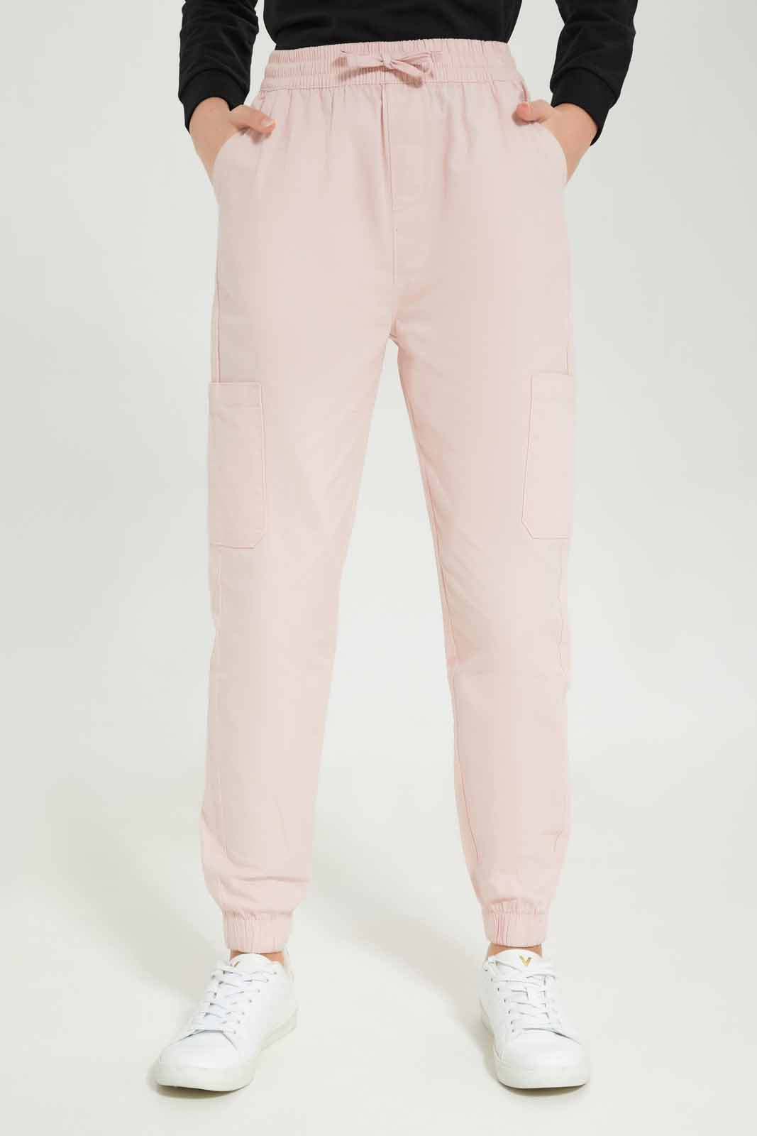 Redtag-Girls-Pink-Trouser-Category:Trousers,-Colour:Apricot,-Deals:New-In,-Dept:Girls,-Filter:Senior-Girls-(8-to-14-Yrs),-GSR-Trousers,-New-In-GSR-APL,-Non-Sale,-S23A,-Section:Girls-(0-to-14Yrs)-Senior-Girls-