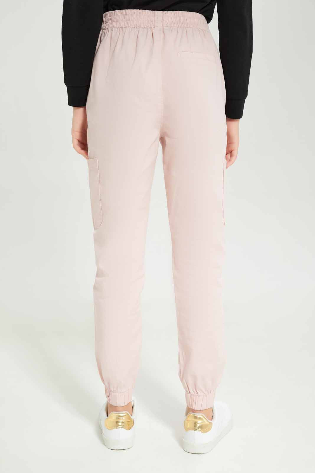 Redtag-Girls-Pink-Trouser-Category:Trousers,-Colour:Apricot,-Deals:New-In,-Dept:Girls,-Filter:Senior-Girls-(8-to-14-Yrs),-GSR-Trousers,-New-In-GSR-APL,-Non-Sale,-S23A,-Section:Girls-(0-to-14Yrs)-Senior-Girls-