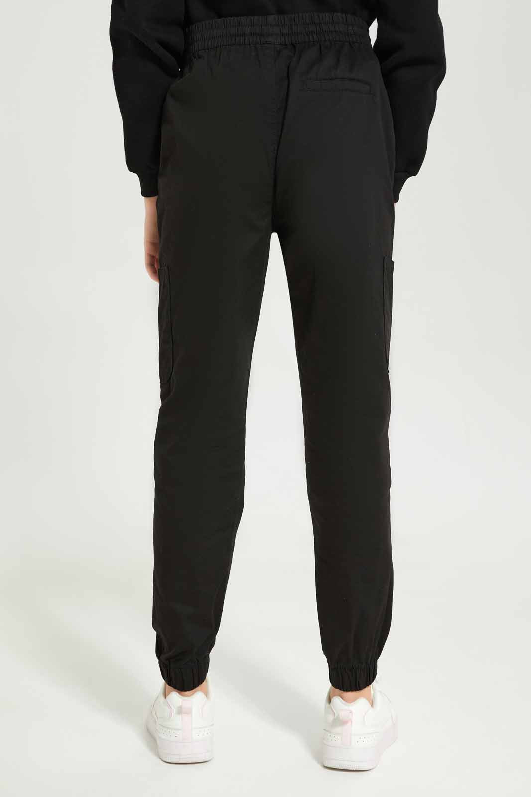Redtag-Girls-Black-Trouser-Category:Trousers,-Colour:Black,-Deals:New-In,-Dept:Girls,-Filter:Senior-Girls-(8-to-14-Yrs),-GSR-Trousers,-New-In-GSR-APL,-Non-Sale,-S23A,-Section:Girls-(0-to-14Yrs)-Senior-Girls-