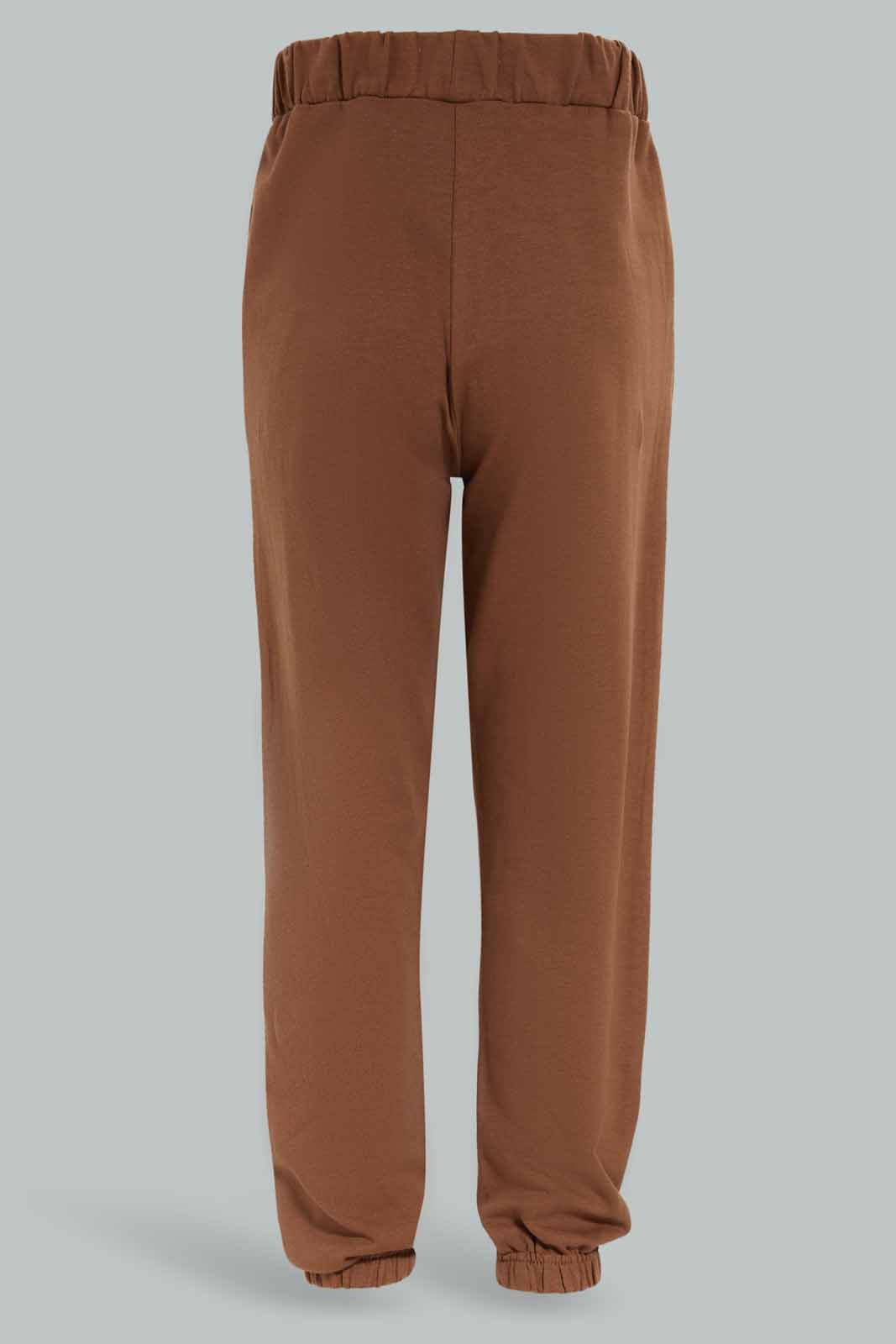 Redtag-Girls-Brown-Jogger-Category:Joggers,-Colour:Brown,-Deals:New-In,-Dept:Girls,-Filter:Girls-(2-to-8-Yrs),-GIR-Joggers,-New-In-GIR-APL,-Non-Sale,-S23A,-Section:Girls-(0-to-14Yrs),-TBL-Girls-2 to 8 Years