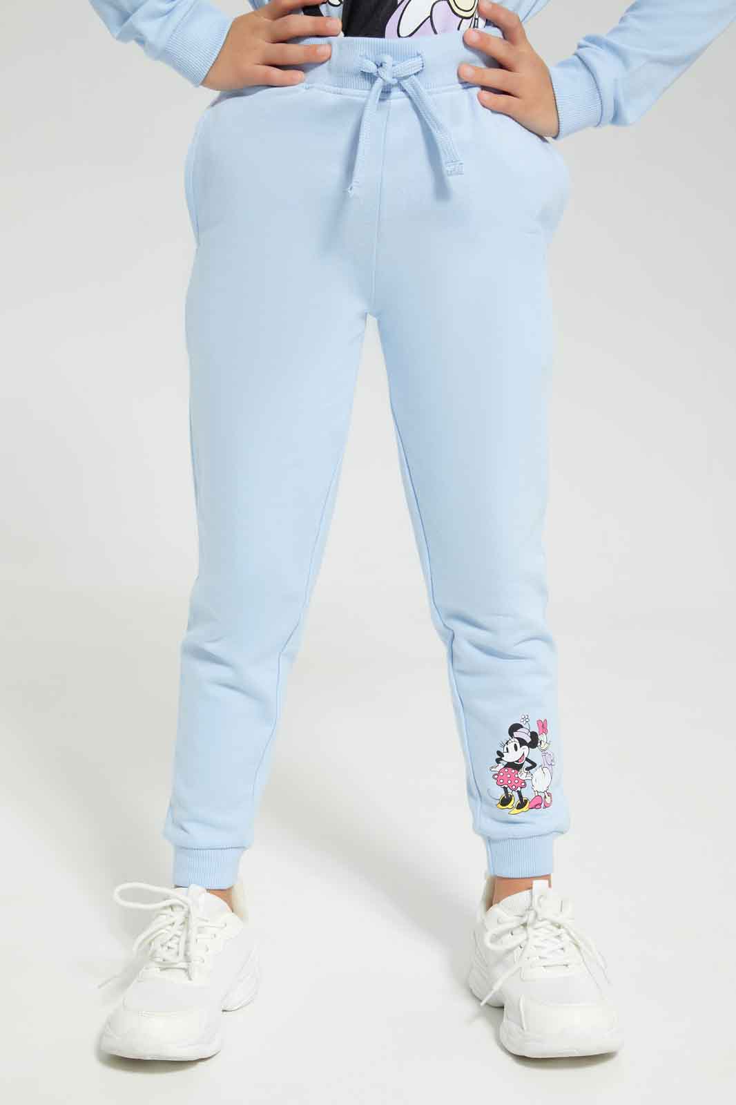 Redtag-Girls-Blue-Minnie-&-Daisy-Jogger-Category:Joggers,-CHA,-Colour:Blue,-Deals:New-In,-Dept:Girls,-Filter:Girls-(2-to-8-Yrs),-GIR-Joggers,-New-In-GIR-APL,-Non-Sale,-S23A,-Section:Girls-(0-to-14Yrs),-TBL-Girls-2 to 8 Years