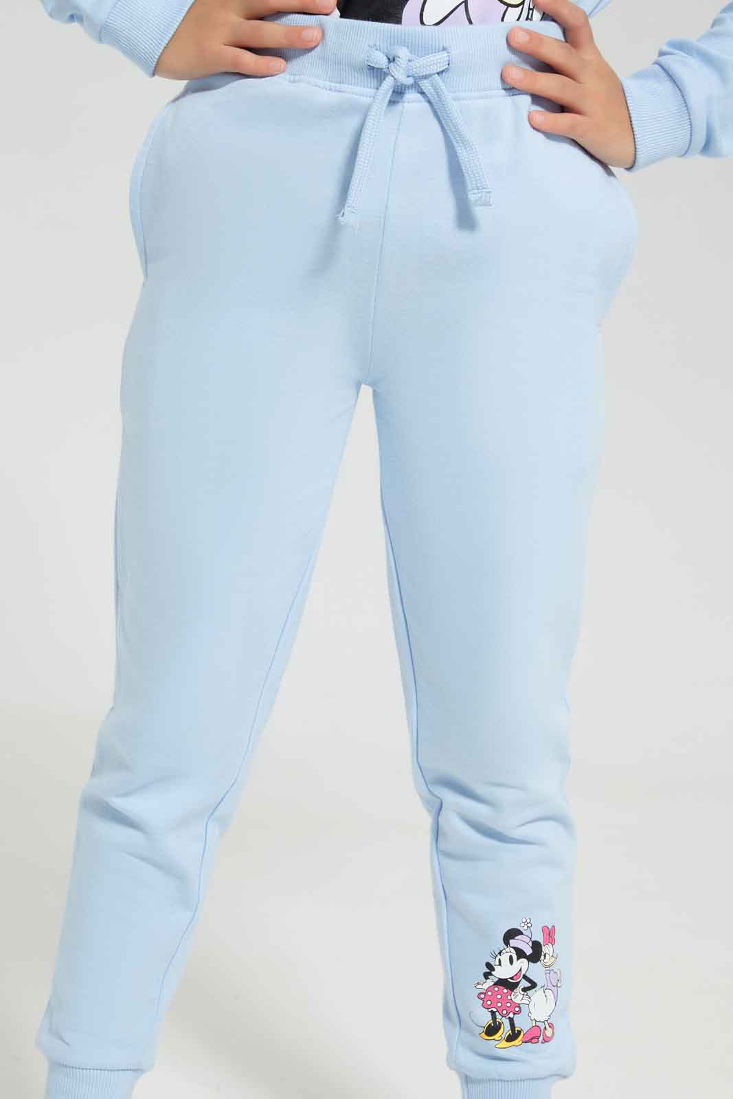 Redtag-Girls-Blue-Minnie-&-Daisy-Jogger-Category:Joggers,-CHA,-Colour:Blue,-Deals:New-In,-Dept:Girls,-Filter:Girls-(2-to-8-Yrs),-GIR-Joggers,-New-In-GIR-APL,-Non-Sale,-S23A,-Section:Girls-(0-to-14Yrs),-TBL-Girls-2 to 8 Years