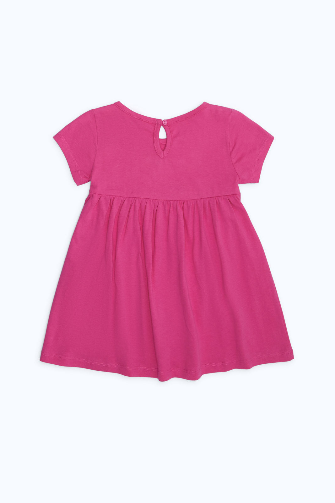 Redtag-Girls-Pink-Solid-Dress-Category:Dresses,-Colour:Apricot,-Deals:New-In,-Dept:Girls,-Filter:Infant-Girls-(3-to-24-Mths),-ING-Dresses,-New-In-ING-APL,-Non-Sale,-S23B,-Section:Girls-(0-to-14Yrs),-VLM-Infant-Girls-3 to 24 Months